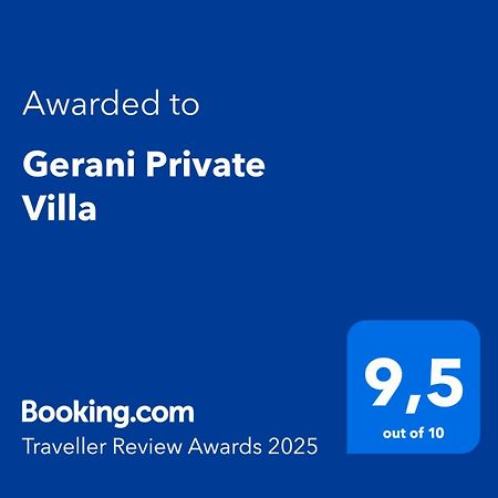 Gerani Private Villa Eksteriør billede