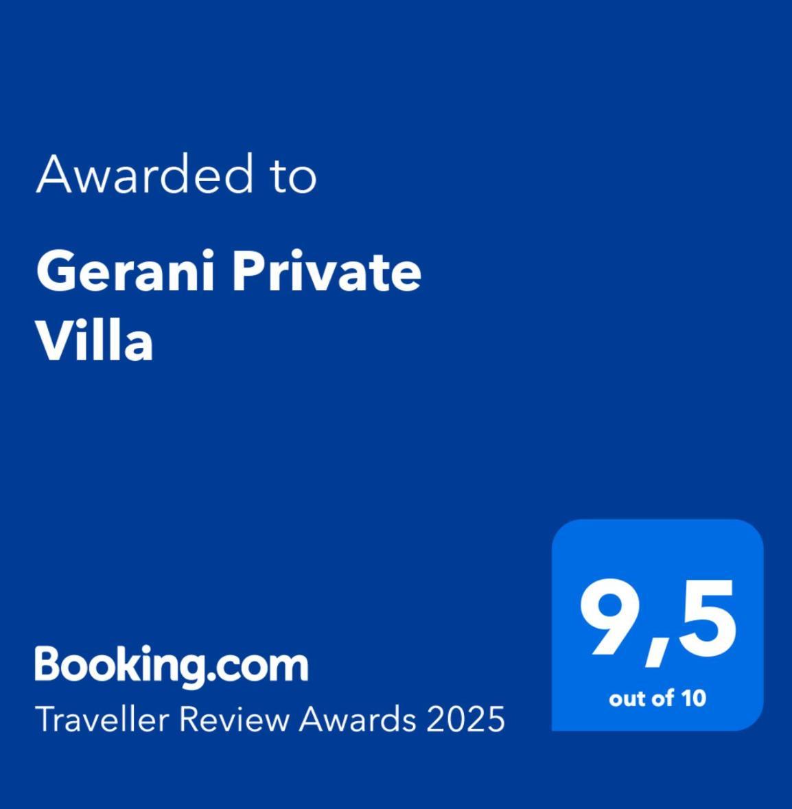 Gerani Private Villa Eksteriør billede